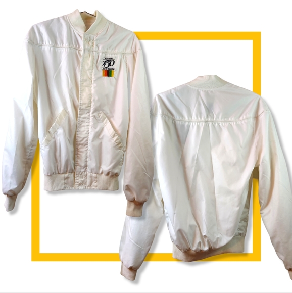 🚜 Vtg 80s John Deere 150th Anniv Bomber | XS - Picture 2 of 10